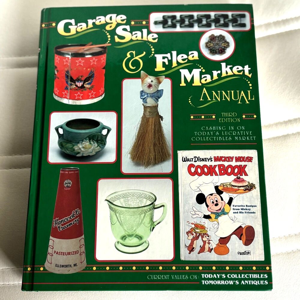 1995 Garage Sale & Flea Market Annual 3rd Edition Collectibles Price Guide HC